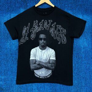 21 Savage The American Dream European Tour Hip Hop Tee L